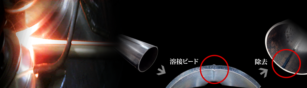 溶接ビード除去